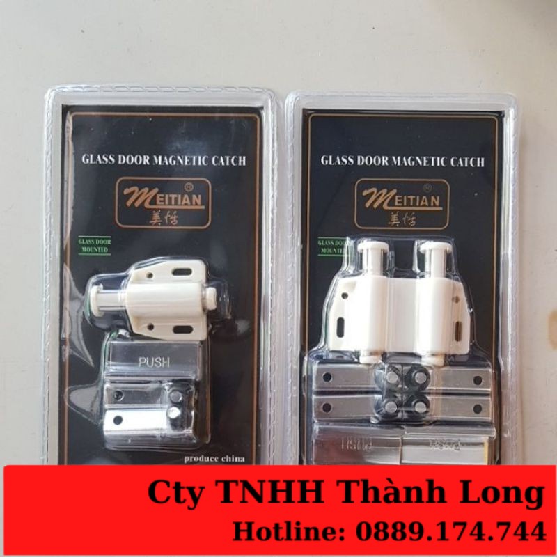 Bản lề-khóa nhấn tủ kính cao cấp