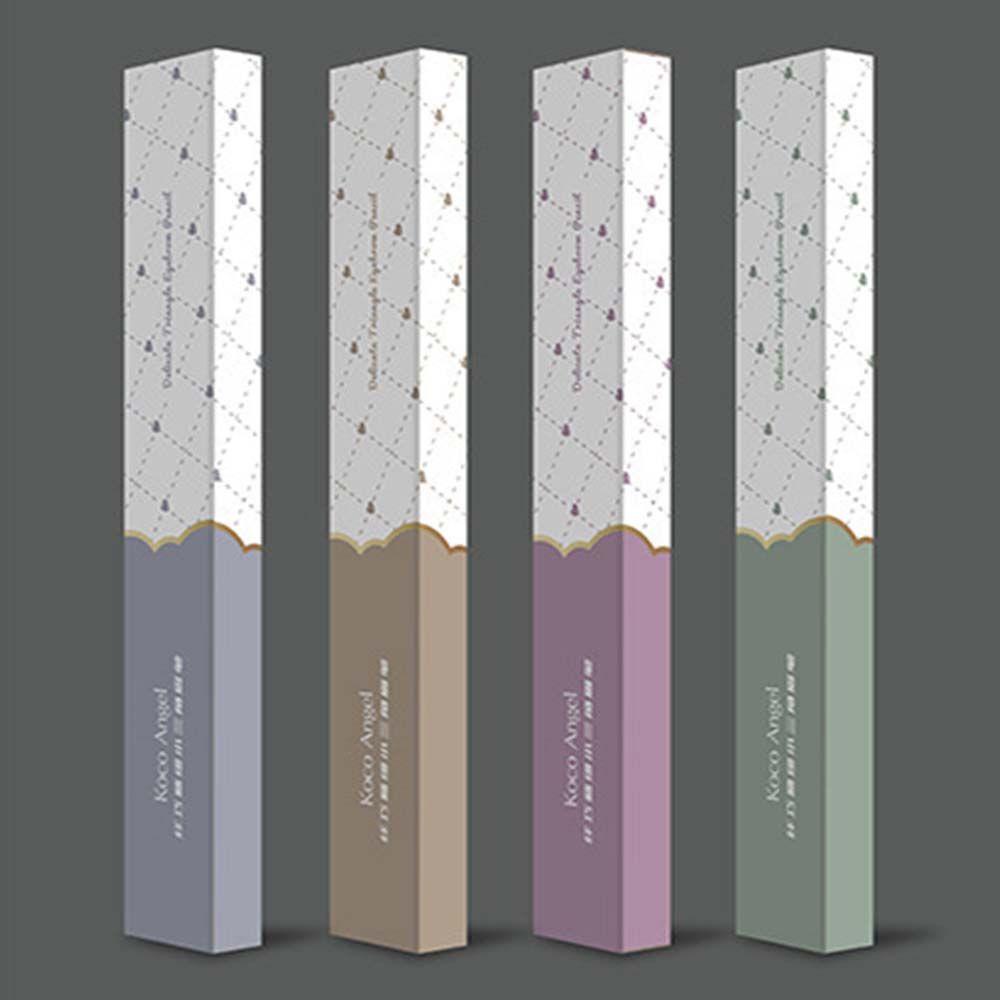 OCEANMAP Bút Chì Kẻ Lông Mày Hai Đầu Siêu Mịn Chống Thấm Nước Lâu Trôi Màu Nâu Xám Dành Cho Bạn Nữ