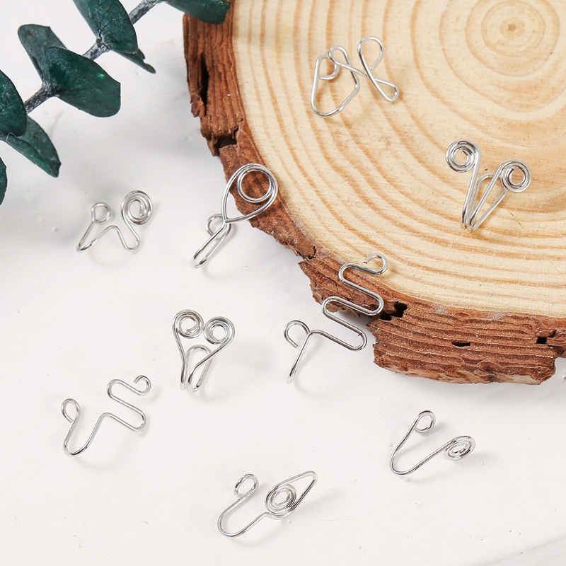 ✿ Set 9 Khuyên Mũi Không Xỏ Thời Trang Cá Tính Cho Nam