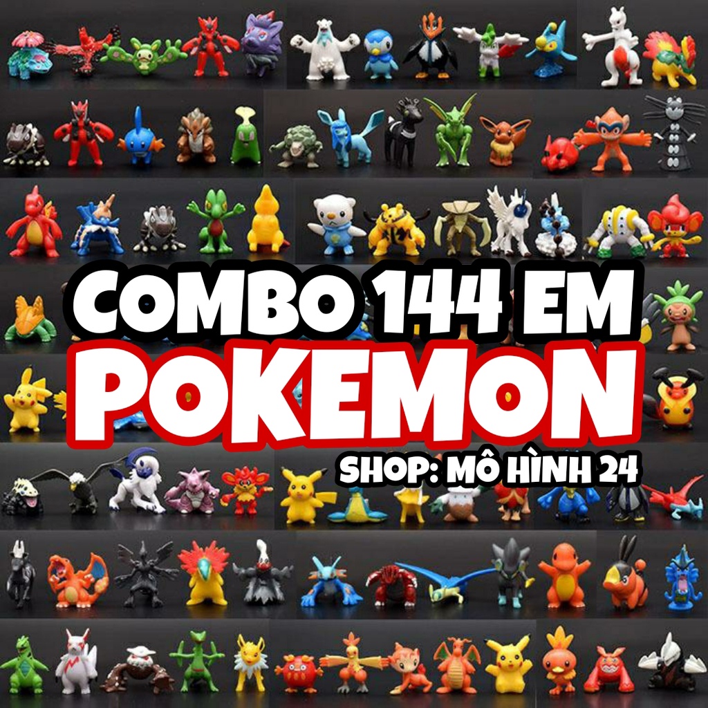 Mô hình pokemon trang trí bàn học bàn làm việc - trang trí tiểu cảnh trưng bày