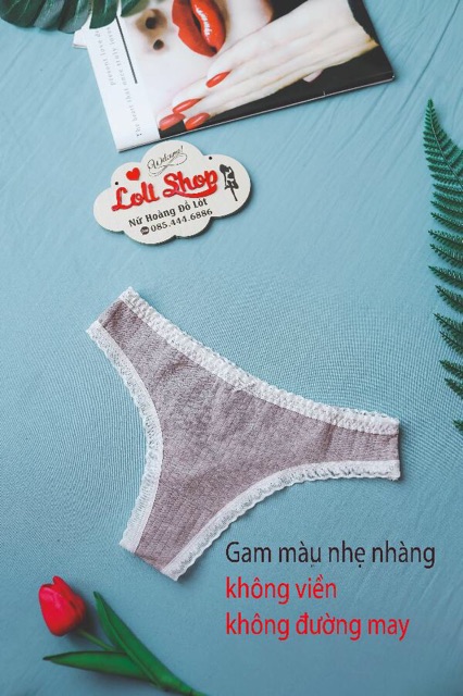 ( Ảnh thật + video ) Quần lọt khe cotton viền ren | BigBuy360 - bigbuy360.vn