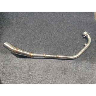 Cổ pô 2 khúc inox form wrx cho các loại lon pô, size 32 51 cho exciter winner satria sonic raider sirius