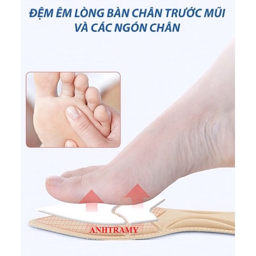 LÓT GIÀY CAO GÓT MŨI NHỌN CHO GIÀY BỊ RỘNG VÀ ÊM CHÂN-PK03