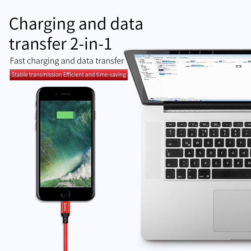 Dây cáp sạc HOCO. X14 thích hợp cho iPhone 8 7 6 5 plus 11 Pro X XS Max XR