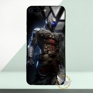Ốp lưng kính cường lực iPhone 7 Plus, iPhone 8 Plus hình Batman