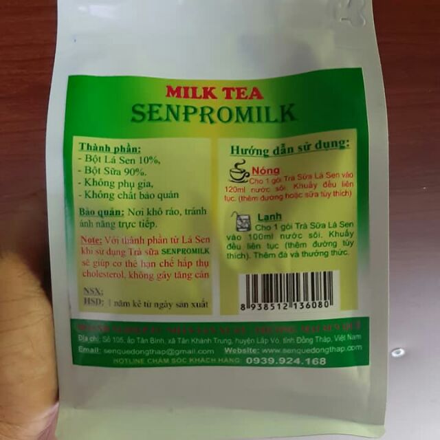 Tra sữa lá sen