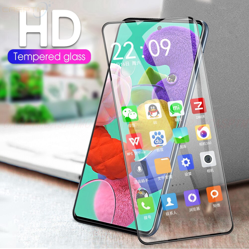 Kính Cường Lực Toàn Màn Hình Cho  For Samsung Galaxy A51 A71
