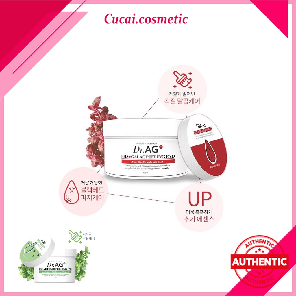 Miếng tẩy da chết Peeling Pad Dr.Ag