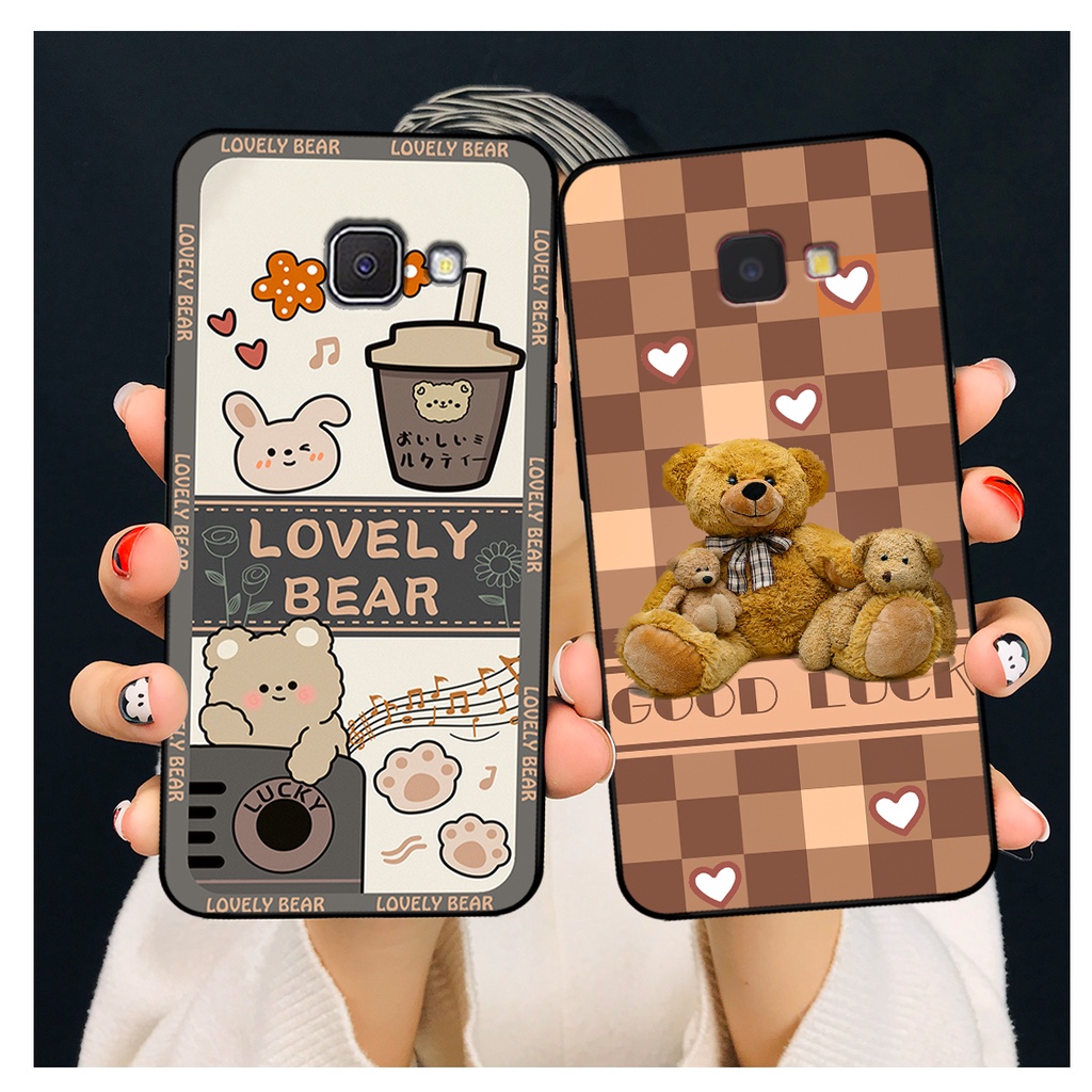Ốp lưng Samsung J7 Prime - J4 Plus - J4 Core / J4+ in hình gấu bear dễ thương, bền đẹp