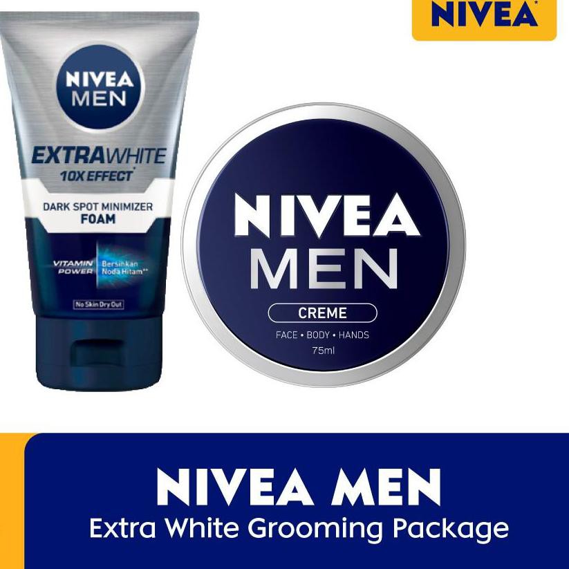 (Hàng Mới Về) Sữa Rửa Mặt Tạo Bọt Làm Trắng Da Nivea Dành Cho Nam