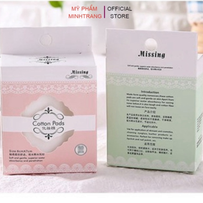 Bông Tẩy Trang Cotton Pads Mini thấm hút nhanh chóng,tẩy sạch bụi bẩn,an toàn cho da DANA