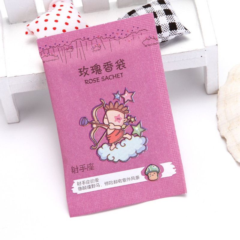 TÚI THƠM MINI 12 CUNG HOÀNG ĐẠO ĐỂ TỦ QUẦN ÁO GIÀY DÉP