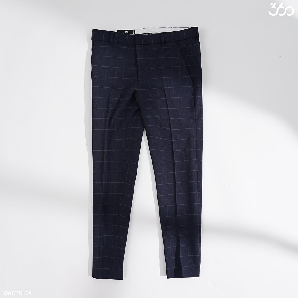 [Mã FAMALLT5 giảm 15% đơn 150K] Quần âu nam cao cấp 360 BOUTIQUE họa tiết kẻ vuông - QACTK104 | BigBuy360 - bigbuy360.vn
