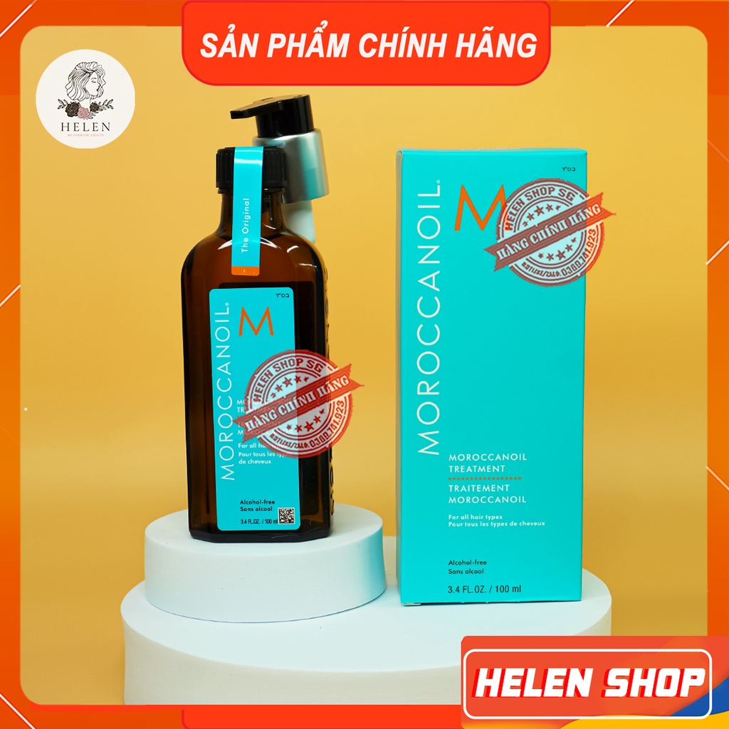 Tinh Dầu Dưỡng Tóc Moroccanoil Treatment 100ml Kèm Lược Cao Cấp - Hàng Chính Hãng