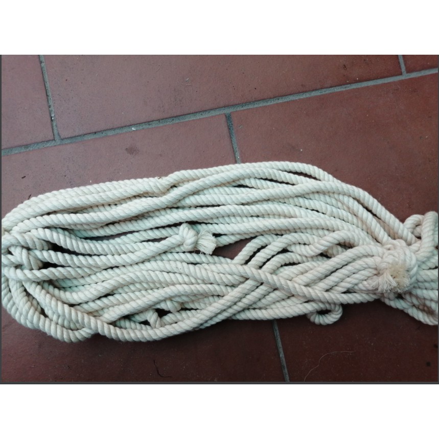 Dây thừng macrame se cotton, dây thừng trang trí phong cách Bohemia