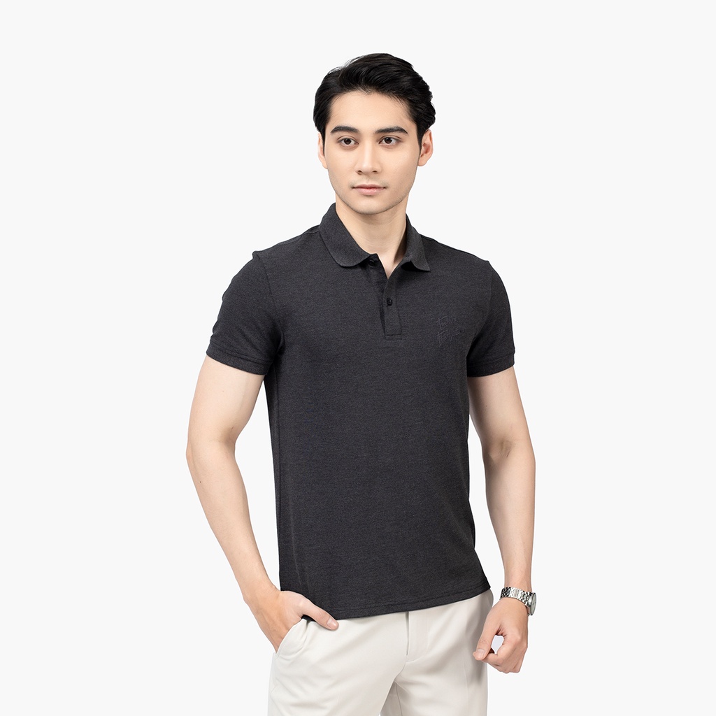 Áo polo nam ngắn tay ARISTINO dáng Slim fit ôm nhẹ, thiết kế đơn giản tinh tế, cotton thoáng khí - APS026S2