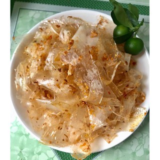Bánh tráng muối+tắc cay (Đức Hoà-Long An)