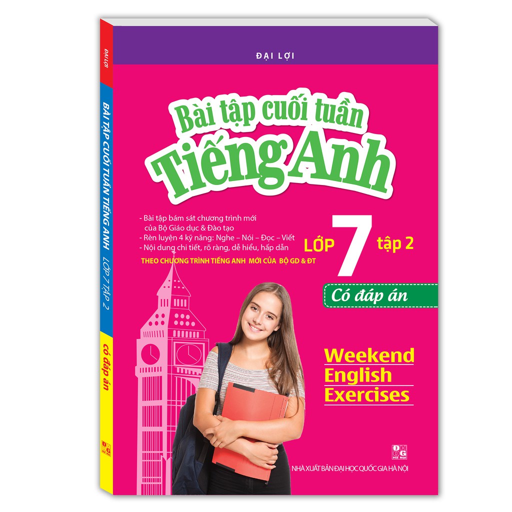 Sách - Bài tập cuối tuần tiếng Anh lớp 7 (trọn bộ 2 tập)