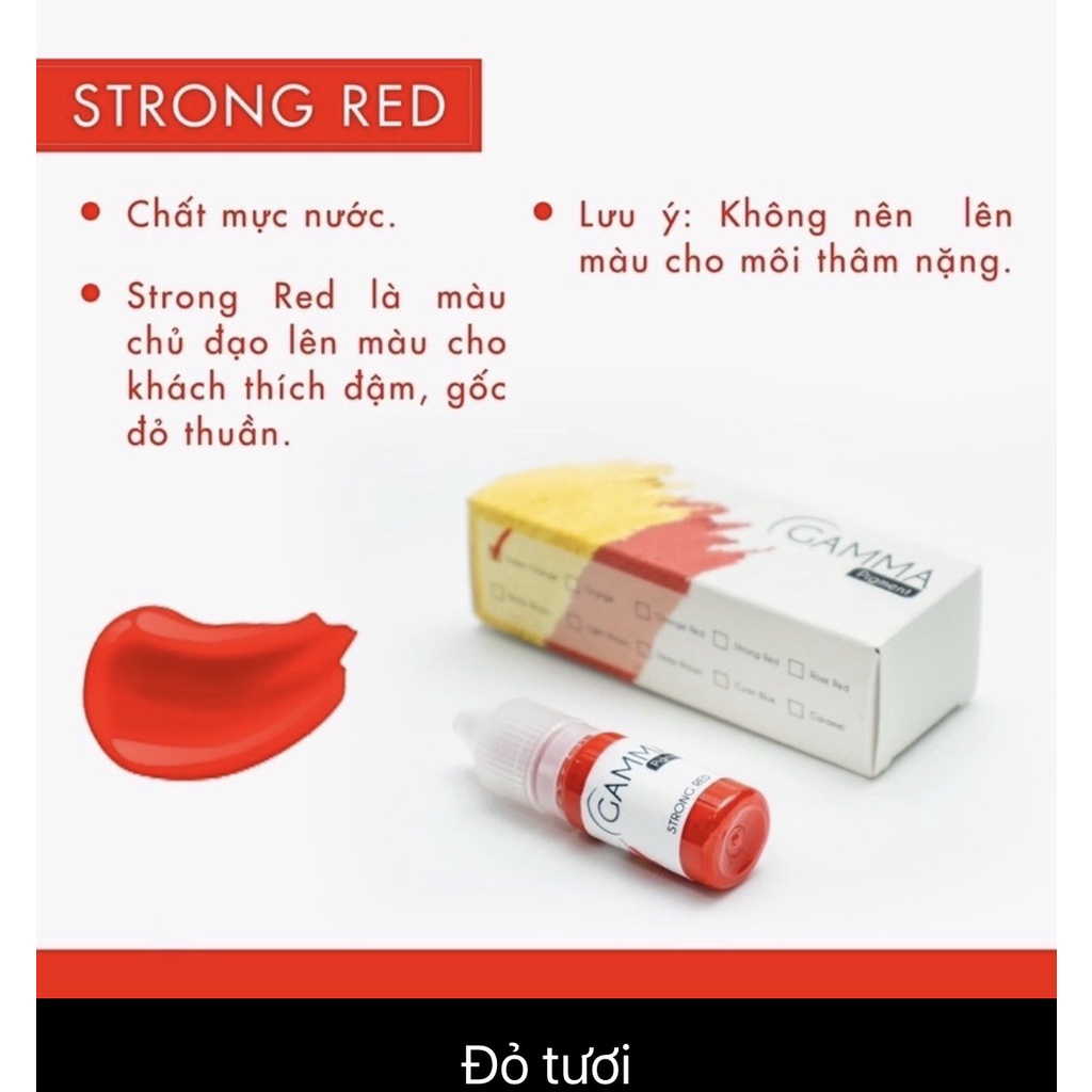 Mực Gamma mini 3,3ml, Fullsize 10ml