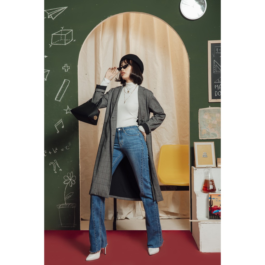 Quần LOE ỐNG VẨY CHILL JEANS thương hiệu Rocky Denim