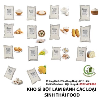 Bột làm bánh 500g các loại - Bột gạo, bột nếp, bột năng, bánh xèo, bánh cuốn, bột há cảo, bánh bông lan - Chọn loại