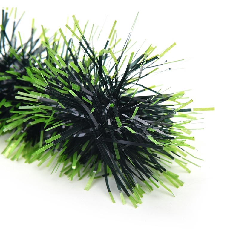 Dây kim tuyến màu xanh lá/trắng dùng trang trí tiệc tùng/Giáng Sinh