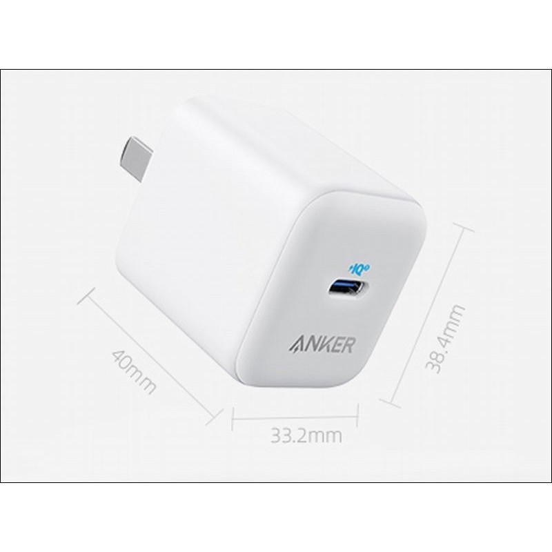 Củ Sạc Anker PowerPort III Power IQ 3.0 Chân Gập A2632