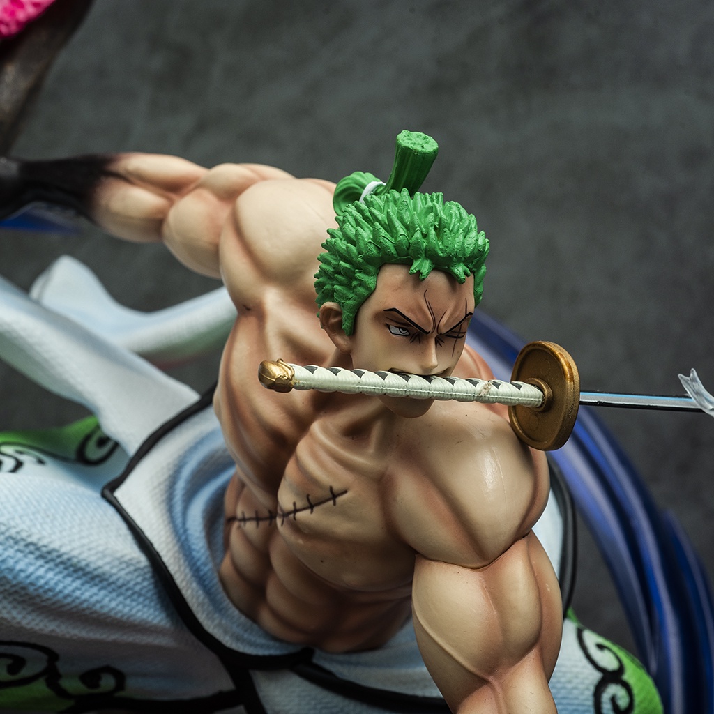 Mô hình One Piece Zoro Wano cao 36cm nặng 3,6kg mô hình One Piece Figure Zoro băng Mũ Rơm