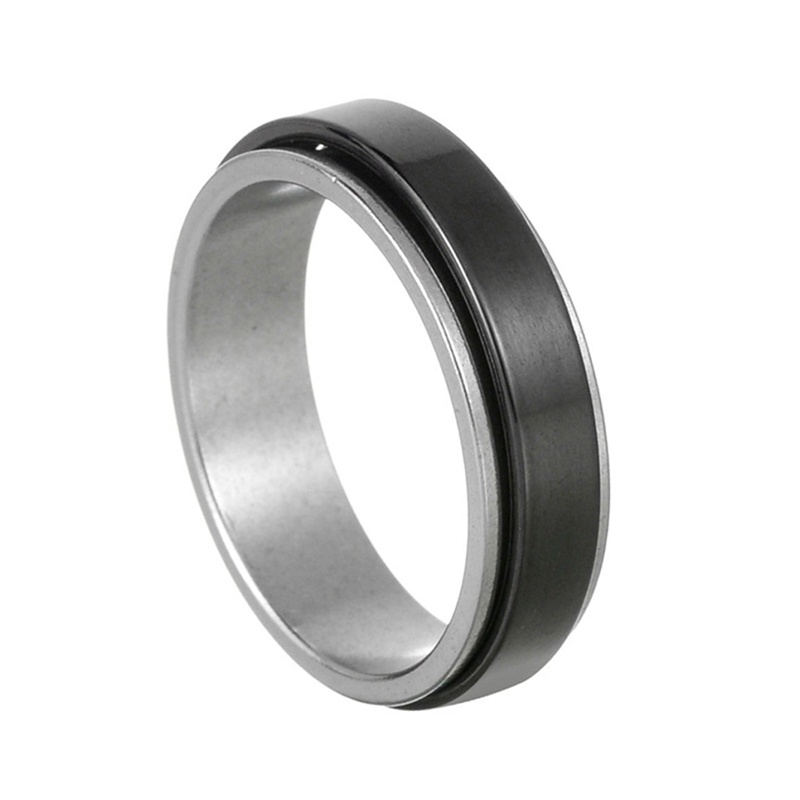 Nhẫn Xoay Bằng Thép Không Gỉ Cho Nam Và Nữ