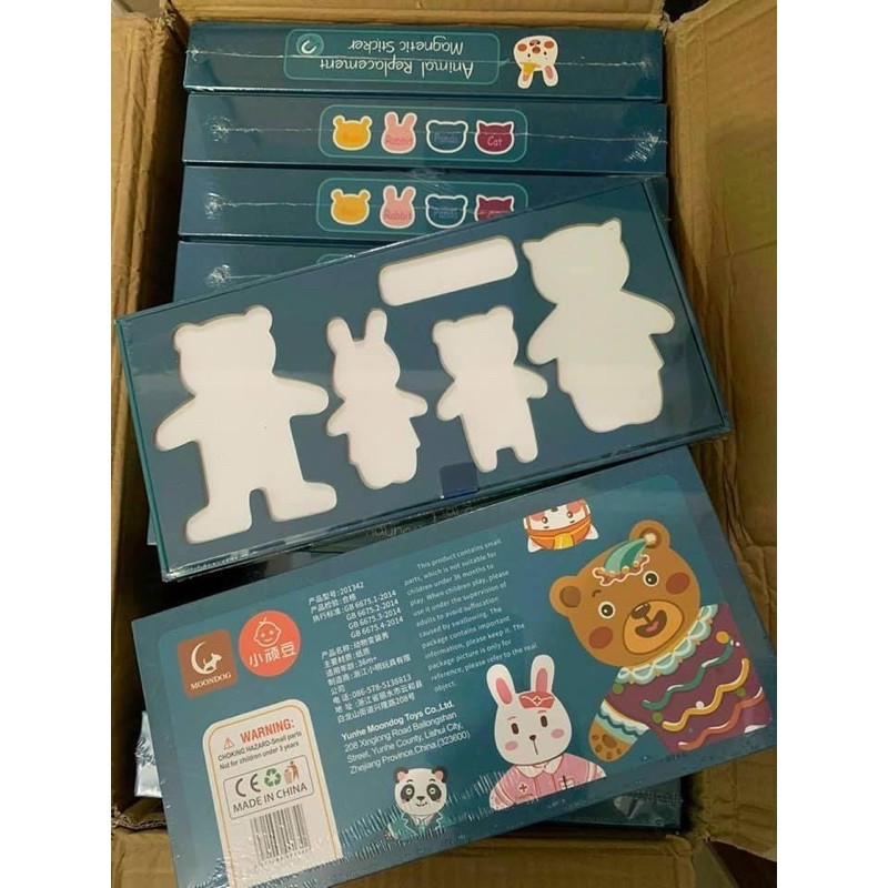 Bộ xếp hình gia đình gấu