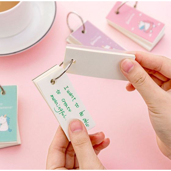 Bộ thẻ Flashcard học từ vựng tiện dụng - Thẻ học từ vựng hoạt hình 🍀Clovershop68🍀