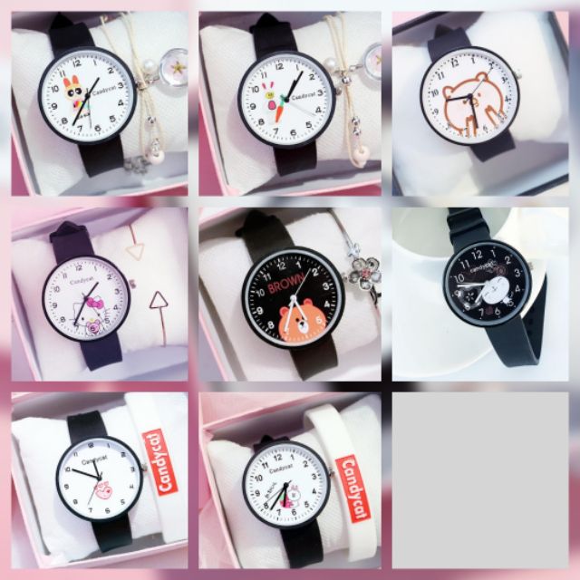 (Ko lắc- mặt ngẫu nhiên) Đồng hồ thời trang nữ dây cao su Candycat C0 NHIỀU MẶT CUTE | BigBuy360 - bigbuy360.vn