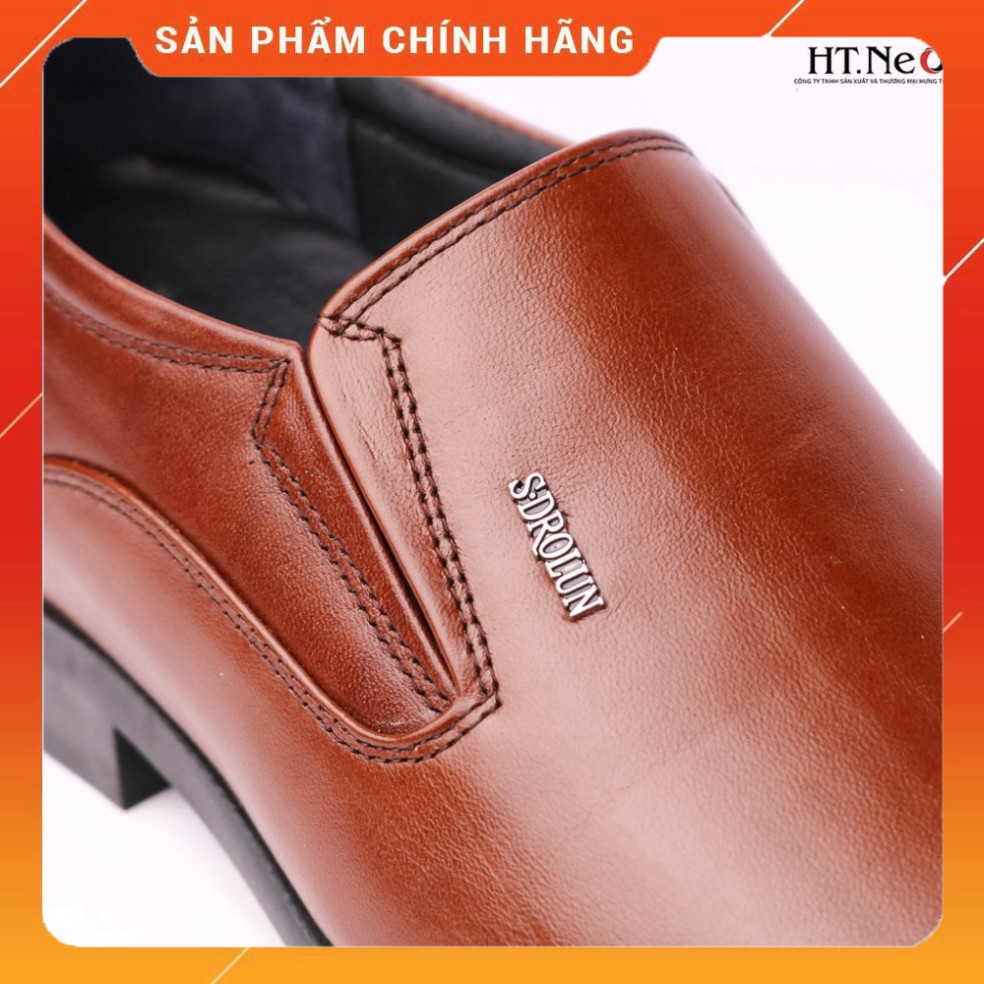 Giày da nam-giày độn đế nam cao cấp HT.NNEO kiểu dáng sang trọng ,lịch thiệp,đế độn tăng chiều cao 7 phân DD23