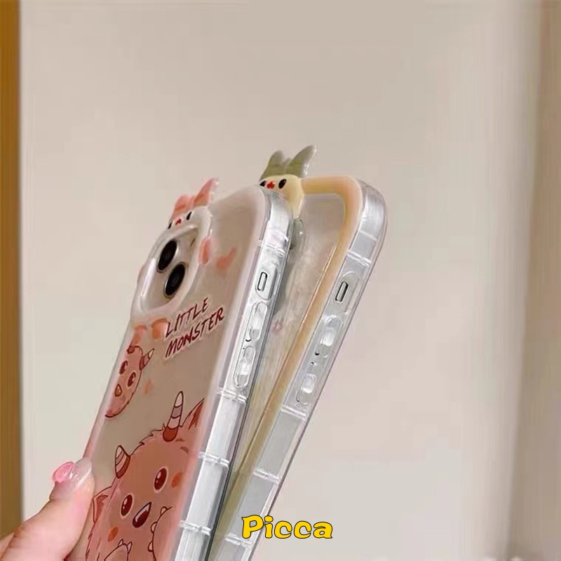 Ốp Điện Thoại Họa Tiết Quái Vật 3D Cho IPhone 7 8 6 6S 14 Plus 11 13 12 14 Pro MAX XR XS MAX X SE 2020