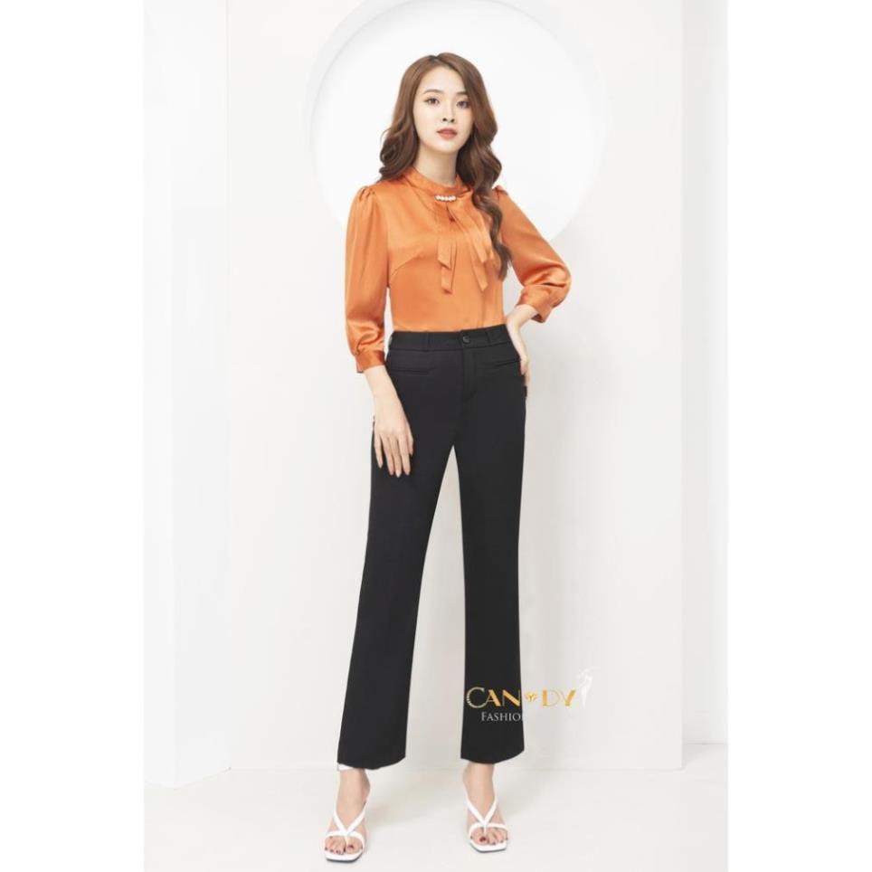 Quần Công Sở Nữ Cao Cấp VNXK QD15 - Quần Tây Thiết Kế Nữ Ống Loe Hai Túi Trước Hack Dáng - TINI Shop | BigBuy360 - bigbuy360.vn