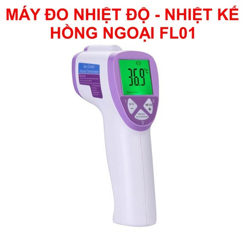 Nhiệt kế điện tử đo trán, nhiệt độ sữa, nước bằng tia hồng ngoại