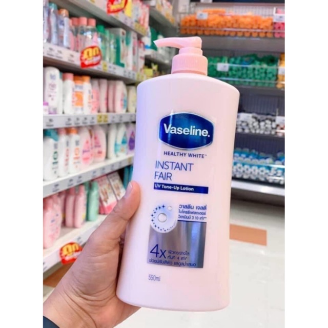 DƯỠNG THỂ VASELINE 4X CHAI 350ml - 550ml