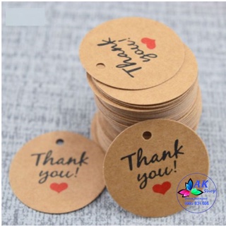 Set 100 tag nâu