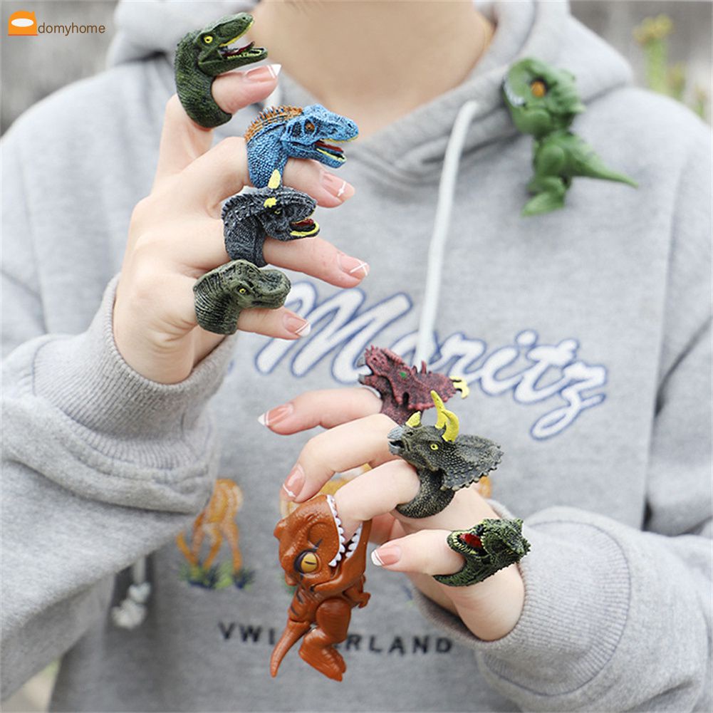 Bộ 6 Nhẫn Khủng Long Đồ Chơi Cho Bé