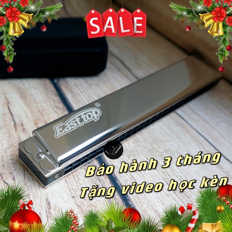 🎶Kèn Harmonica 24 lỗ 🎵 Tremolo Easttop T2403 Cao cấp