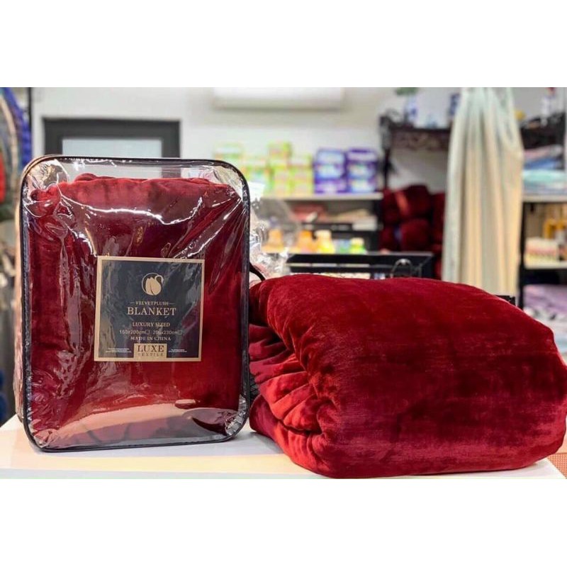 Chăn lông thỏ Blanket 2,5kg cao cấp. Nhiều màu