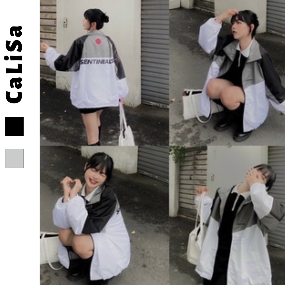 Áo khoác Dù Sentinials 2 lớp 💖 𝑭𝑹𝑬𝑬𝑺𝑯𝑰𝑷 💖 Áo Gió Tay Dài Hình in Nổi Phong Cách Hàn Quốc - Áo Khoác Hot Hít - calisa