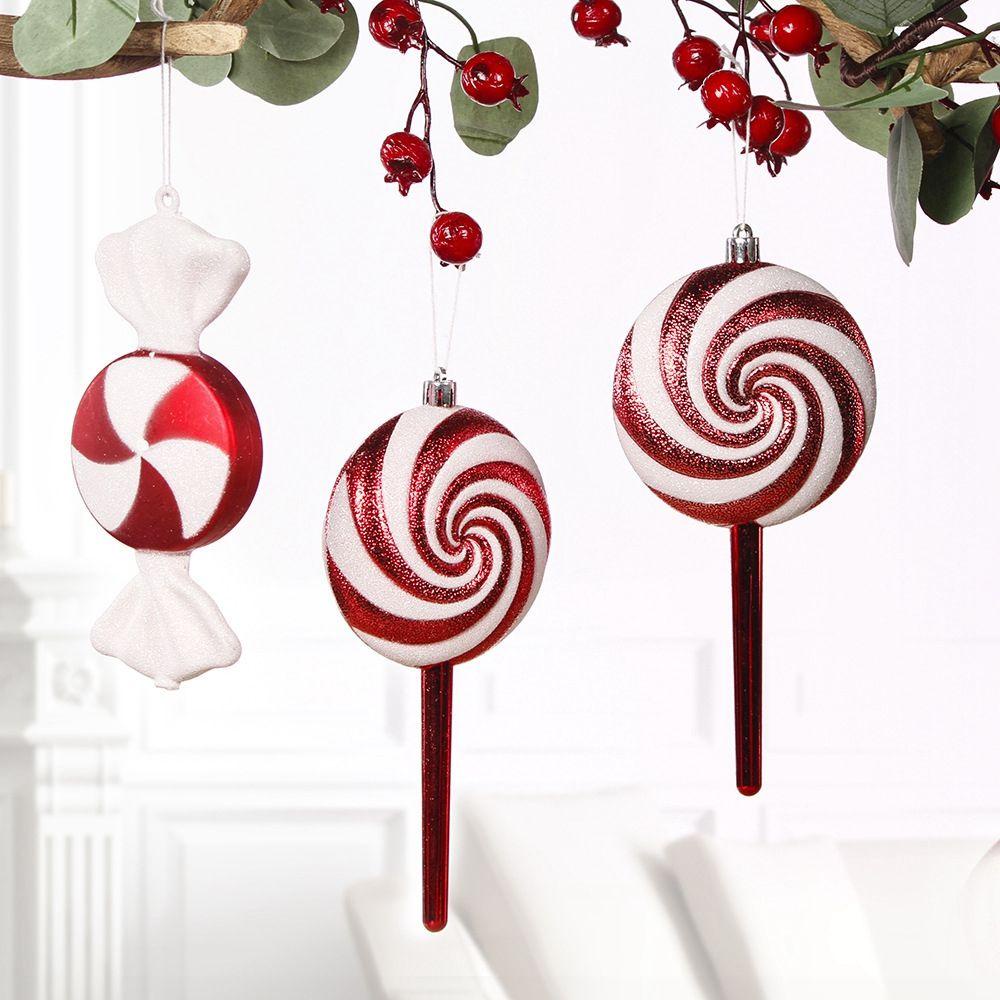 YIYU Kẹo Mút Trang Trí Giáng Sinh Mới