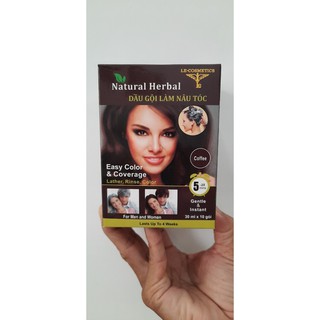 Dầu gội thảo dược làm nâu tóc Natural Herbal (gói 30ml)