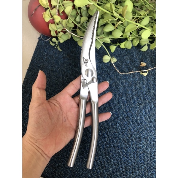 Kéo cắt gà vịt Kai nhật, hàng đẹp mới 98%, inox nguyên khối