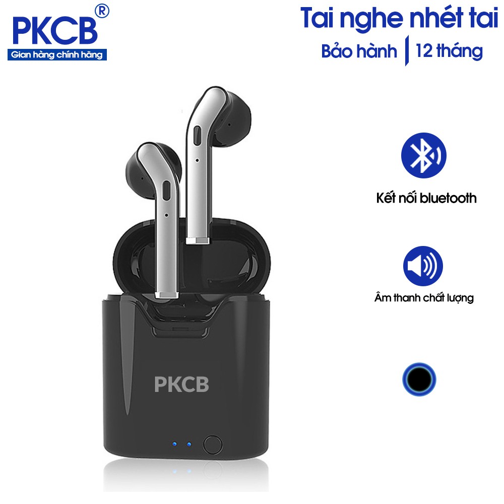 [Mã INCU50 giảm 50K đơn 250K] Tai nghe Bluetooth 5.0 nhét tai không dây nghe 2 bên PKCB 79 Hàng Chính Hãng