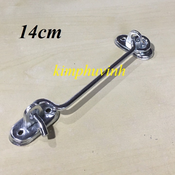 2 BỘ - 14cm MÓC CỬA BẮT VÍT - MÓC CỬA SỔ - MÓC GIÓ