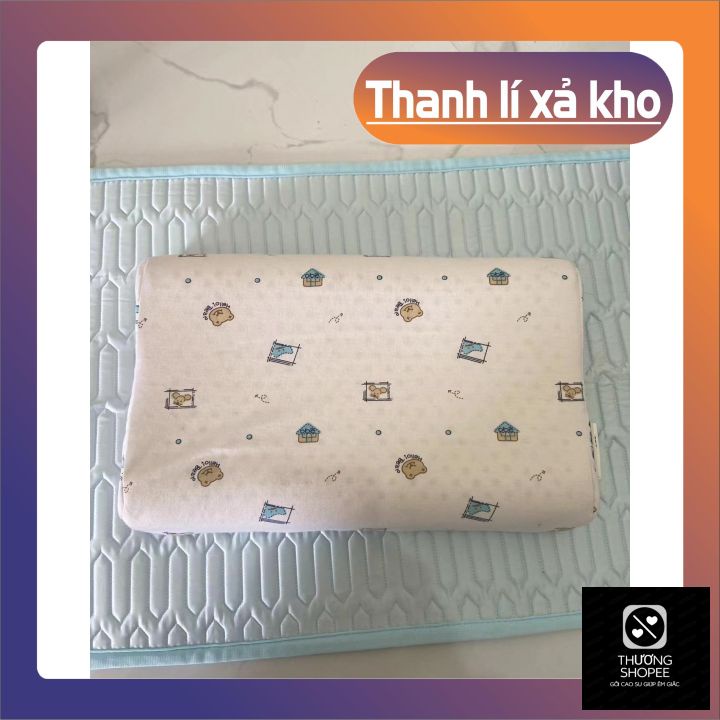 GỐI CAO SU NON cho bé mềm mịn êm giấc