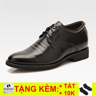 Giày Nam Tăng Chiều Cao - FREESHIP - Giày Da Nam Hàn Quốc Sang Chảnh GNK84