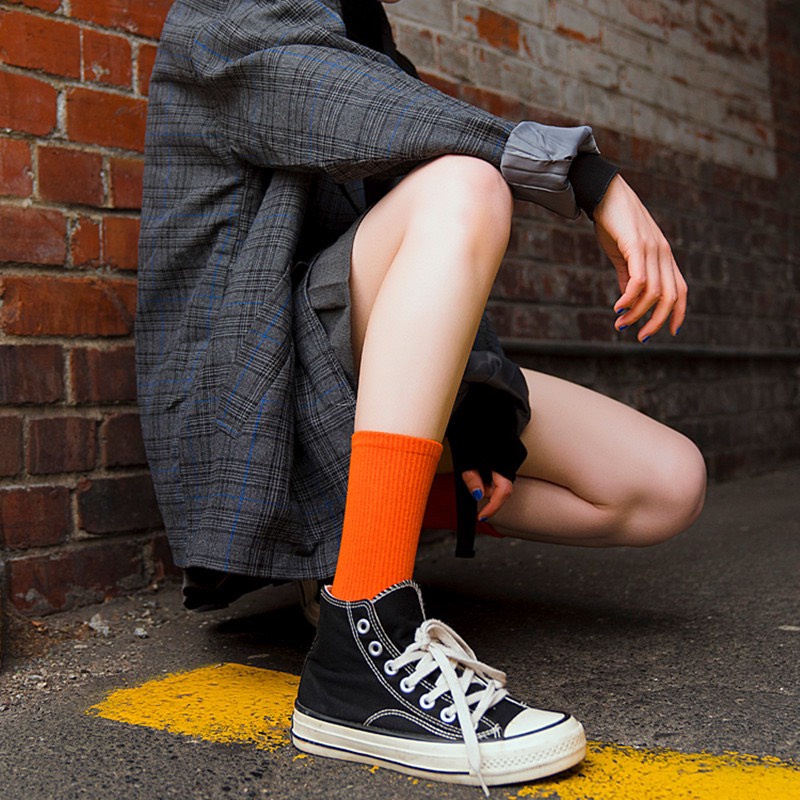 Tất Cổ Cao Phong Cách Vintage Chất Đẹp Nhiều Màu Siêu Hot